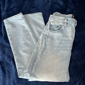 BDG Urban Outfitters girlfriend high-rise cropped straight leg jeans